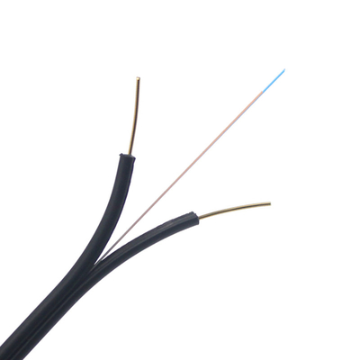 2 কোর G.657A1 FTTH ড্রপ ফাইবার অপটিক কেবল GJXH ইন্ডোর অপটিক্যাল ফাইবার কেবল