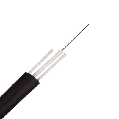 12 ফাইবার ADSS ফ্ল্যাট FTTH ড্রপ ফাইবার অপটিক কেবল ডাইলেকট্রিক FRP শক্তি সদস্য
